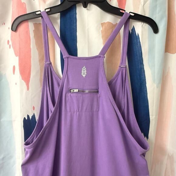 NWOT Free People Movement Superberry Hot Shot Mini Dress Romper Size Medium - Picture 10 of 14
